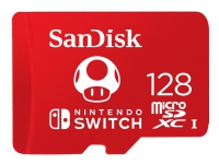 SanDisk SDSQXAO-128G-GNCZN, 128 GB, MicroSDXC, 100 MB/s, 90 MB/s, Class 3 (U3), Rot, Weiß von SanDisk