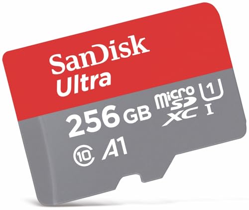 SanDisk Ultra 256 GB microSDXC Memory Card + SD Adapter with A1 App Performance Up to 100 MB/s, Class 10, U1 von SanDisk