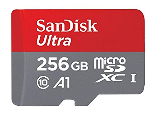 SanDisk Ultra 256 GB microSDXC Speicherkarte + SD-Adapter bis zu 95 MB/Sek., Class 10, A1 von SanDisk