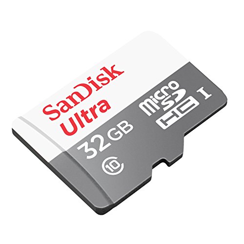 SanDisk Ultra 32GB Android microSDHC Speicherkarte bis zu 80 MB/Sek, Class 10, Grau, Weiß, 1 Pack, SDSQUNS-032G-GN3MN SanDisk Ultra 32GB Android microSDHC Speicherkarte bis zu 80 MB/Sek, Class 10, Grau, Weiß, 1 Pack, SDSQUNS-032G-GN3MN von SanDisk