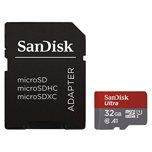 SanDisk Ultra 32GB Imaging microSDHC Speicherkarte + SD-Adapter bis zu 98 MB/Sek, Class 10, U1, A1 von SanDisk