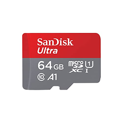 SanDisk Ultra 64GB microSDXC Memory Card + SD Adapter with A1 App Performance Up to 120MB/s, Class 10, UHS-I von SanDisk