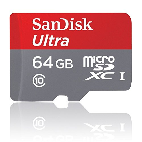 SanDisk Ultra Android microSDXC 64GB bis zu 80 MB/Sek, Class 10 Speicherkarte + SD-Adapter FFP von SanDisk
