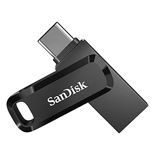 SanDisk Ultra Dual Drive Go USB Type-C 512 GB (Android Smartphone Speicher, USB Type-C-Anschluss, 400 MB/s Lesegeschwindigkeit, Nutzung als Schlüsselanhänger möglich) von SanDisk