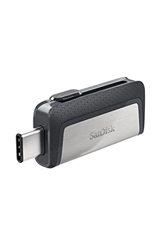 SanDisk Ultra Dual Drive USB Type-C Laufwerk Smartphone Speicher 64 GB (Mobiler Speicher, USB 3.1, versenkbarer Doppelanschluss, 150MB/s Übertragungsraten, USB Laufwerk) von SanDisk