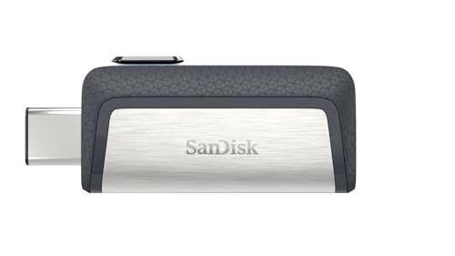 SanDisk Ultra Dual Drive USB Type-C Laufwerk Smartphone Speicher 64 GB (Mobiler Speicher, USB 3.1, versenkbarer Doppelanschluss, 150MB/s Übertragungsraten, USB Laufwerk) von SanDisk