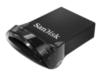 SanDisk Ultra Fit, 256 GB, USB Typ-A, 3.2 Gen 1 (3.1 Gen 1), 130 MB/s, Ohne Deckel, Schwarz von SanDisk