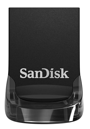 SanDisk Ultra Fit USB 3.2 Flash-Laufwerk 1TB, (Für Laptops und Spielkonsolen, Plug-and-Stay, 400 MB/s Lesen, RescuePRO Deluxe Software) von SanDisk