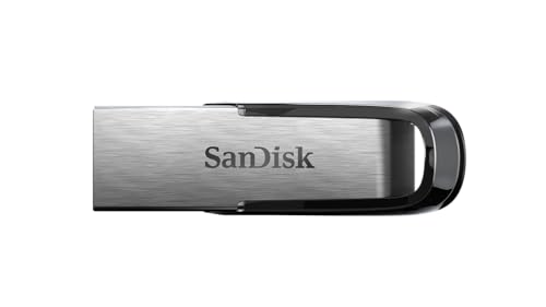 SanDisk Ultra Flair USB 3.0 Flash-Laufwerk 128 GB (robustes und elegantes Metallgehäuse, Passwortschutz, 150 MB/s Lesen) Schwarz von SanDisk