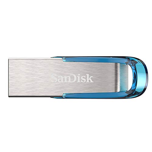 SanDisk Ultra Flair USB 3.0 Flash-Laufwerk 32 GB (robustes und elegantes Metallgehäuse, Passwortschutz, 150 MB/s Lesen) Schwarz von SanDisk