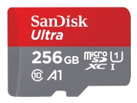 SanDisk Ultra - Flash-Speicherkarte (microSDXC-zu-SD-Adapter enthalten) - 256 GB von SanDisk