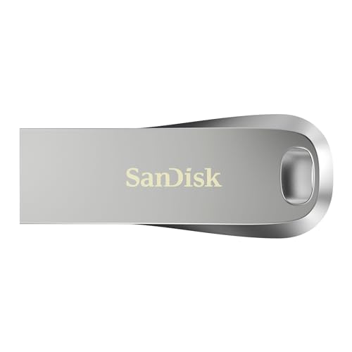 SanDisk Ultra Luxe USB 3.2 Flash-Laufwerk 128 GB (USB 3.2 Gen 1- und USB 3.0-fähig, 400 MB/s, Passwortschutz, Software zur Datenwiederherstellung) von SanDisk