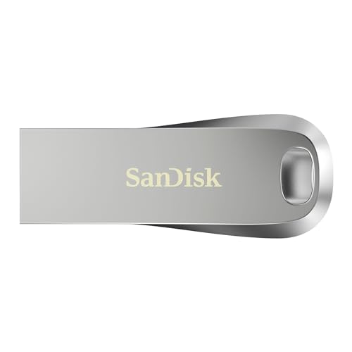 SanDisk Ultra Luxe USB 3.2 Flash-Laufwerk 256 GB (USB 3.2 Gen 1- und USB 3.0-fähig, 400 MB/s, Passwortschutz, Software zur Datenwiederherstellung) von SanDisk
