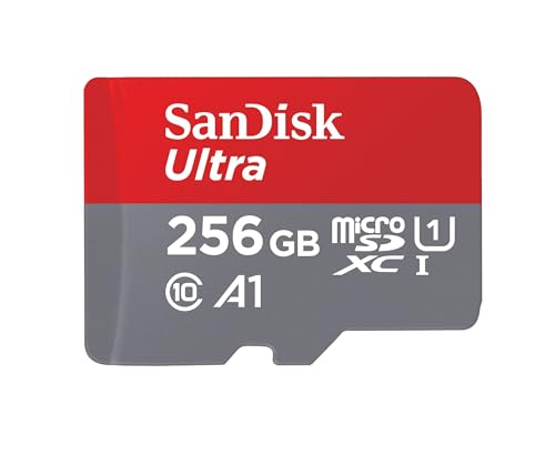 SanDisk Ultra microSDXC UHS-I memory card 256 GB+adapter (for Android smartphones and tablets and MIL cameras, A1, C10, U1, 120 MB/s transfer) von SanDisk