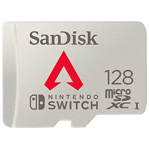 SanDisk microSDXC UHS-I Speicherkarte Apex Legends für Nintendo Switch 128 GB (U3, Class 10, 100 MB/s Übertragung, mehr Platz für Spiele) von SanDisk