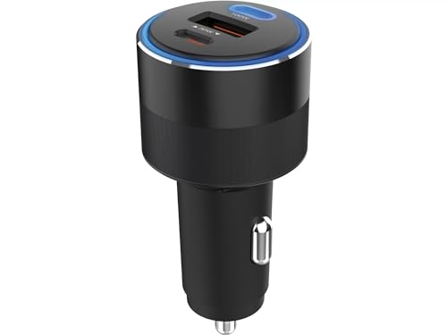 Sandberg Car Charger 3in1 130W USB-C PD, Autoladegerät für USB-A USB-C Geräte, Schnellladegerät mit USB-C PD 100W, Auto & LKW, Zigarettenanschluss Ladeadapter, Netzteil für Laptop Smartphone Tablet von Sandberg