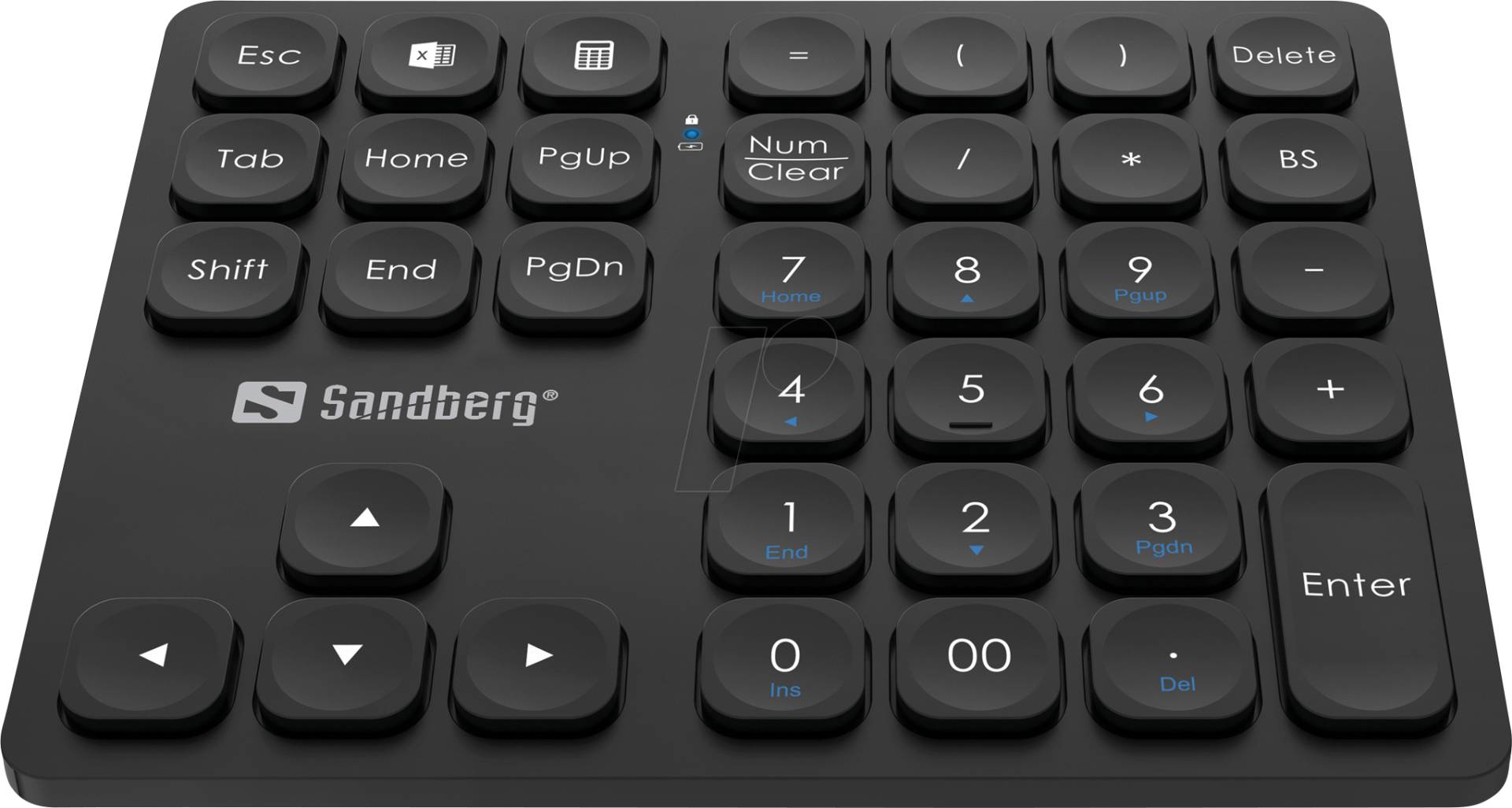 SANDBERG 630-09 - Nummernblock, Bluetooth, schwarz von Sandberg