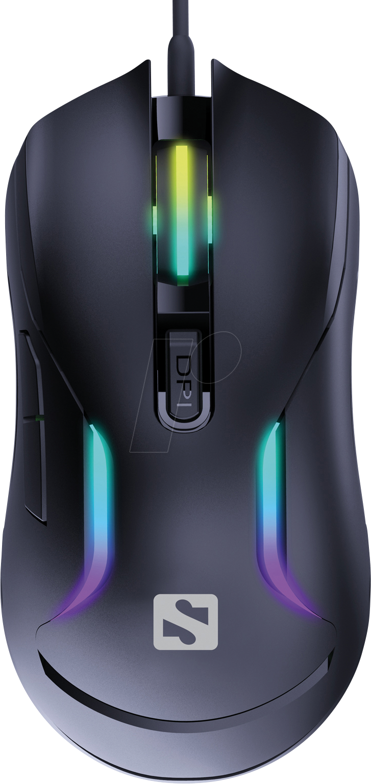 SANDBERG 640-27 - Gaming-Maus (Mouse), Kabel, USB, beleuchtet von Sandberg