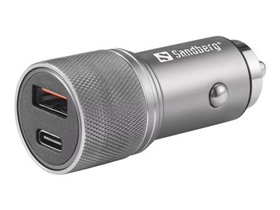 SANDBERG Car Charger 1xQC3.0+1xUSBC 48W SANDBERG Car Charger 1xQC3.0+1xUSBC 48W von Sandberg