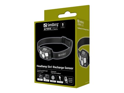 SANDBERG Headlamp 5in1 Recharge Sensor SANDBERG Headlamp 5in1 Recharge Sensor von Sandberg