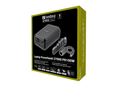 SANDBERG Laptop Powerbank 27000 PD100W SANDBERG Laptop Powerbank 27000 PD100W von Sandberg