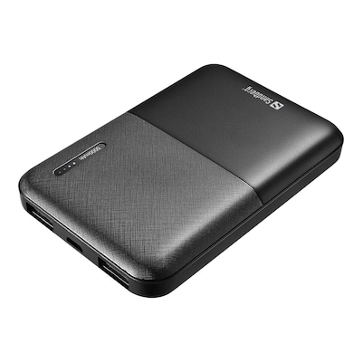 SANDBERG Saver Powerbank 5000 mAh 2.4A 2x USB schwarz von Sandberg