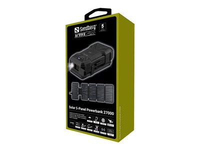 SANDBERG Solar 5-Panel Powerbank 27000 SANDBERG Solar 5-Panel Powerbank 27000 von Sandberg