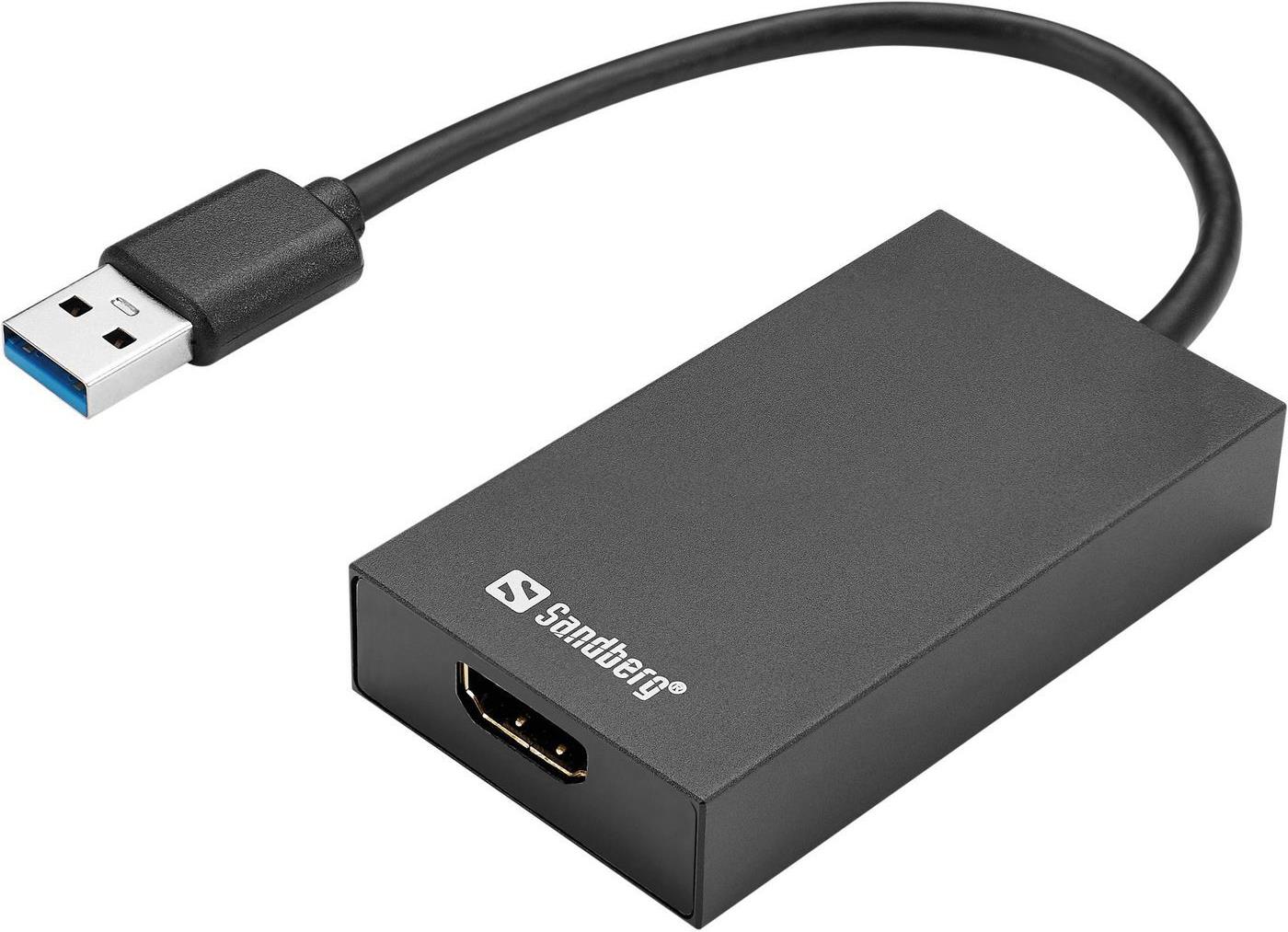 SANDBERG USB 3.0 to HDMI Converter 3.0 - Digital/Daten (134-42) von Sandberg