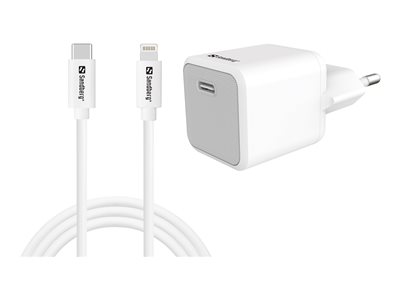 SANDBERG USB-C AC Charger 20W +Lightning SANDBERG USB-C AC Charger 20W +Lightning von Sandberg