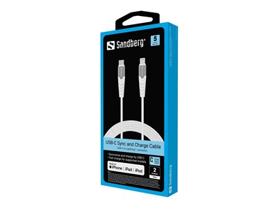 SANDBERG USB-C PD to Lightning MFI 2M von Sandberg