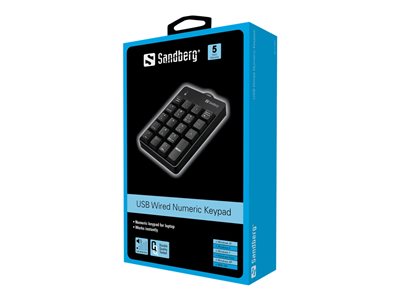 SANDBERG USB Wired Numeric Keypad SANDBERG USB Wired Numeric Keypad von Sandberg