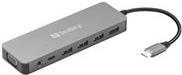 Sandberg 13-in-1 - Dockingstation - USB-C - VGA, HDMI - 100Mb LAN von Sandberg