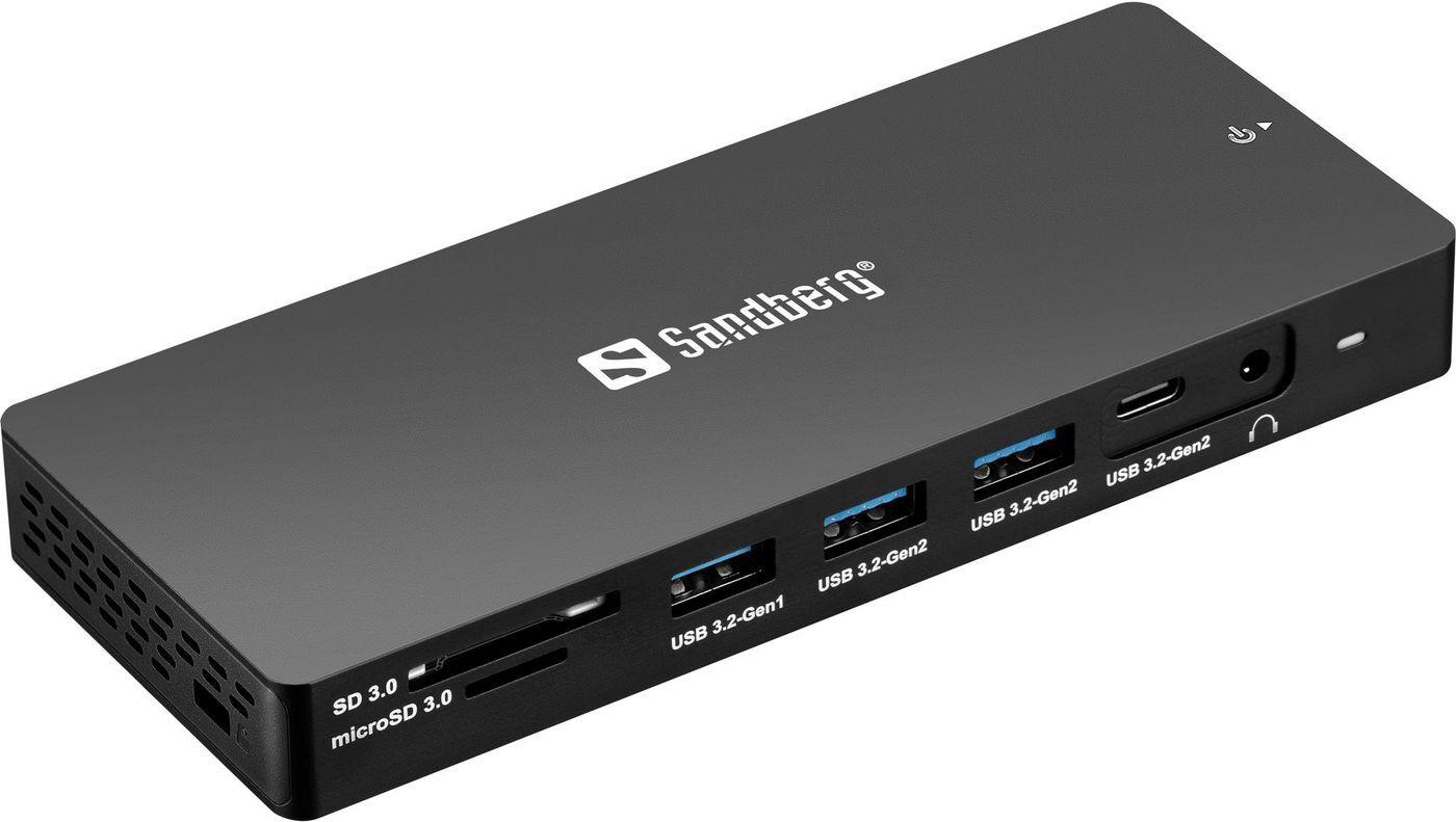 Sandberg 13-in-1 Pro - Dockingstation - USB-C - DP, 2 x HDMI - 1GbE (136-61) von Sandberg