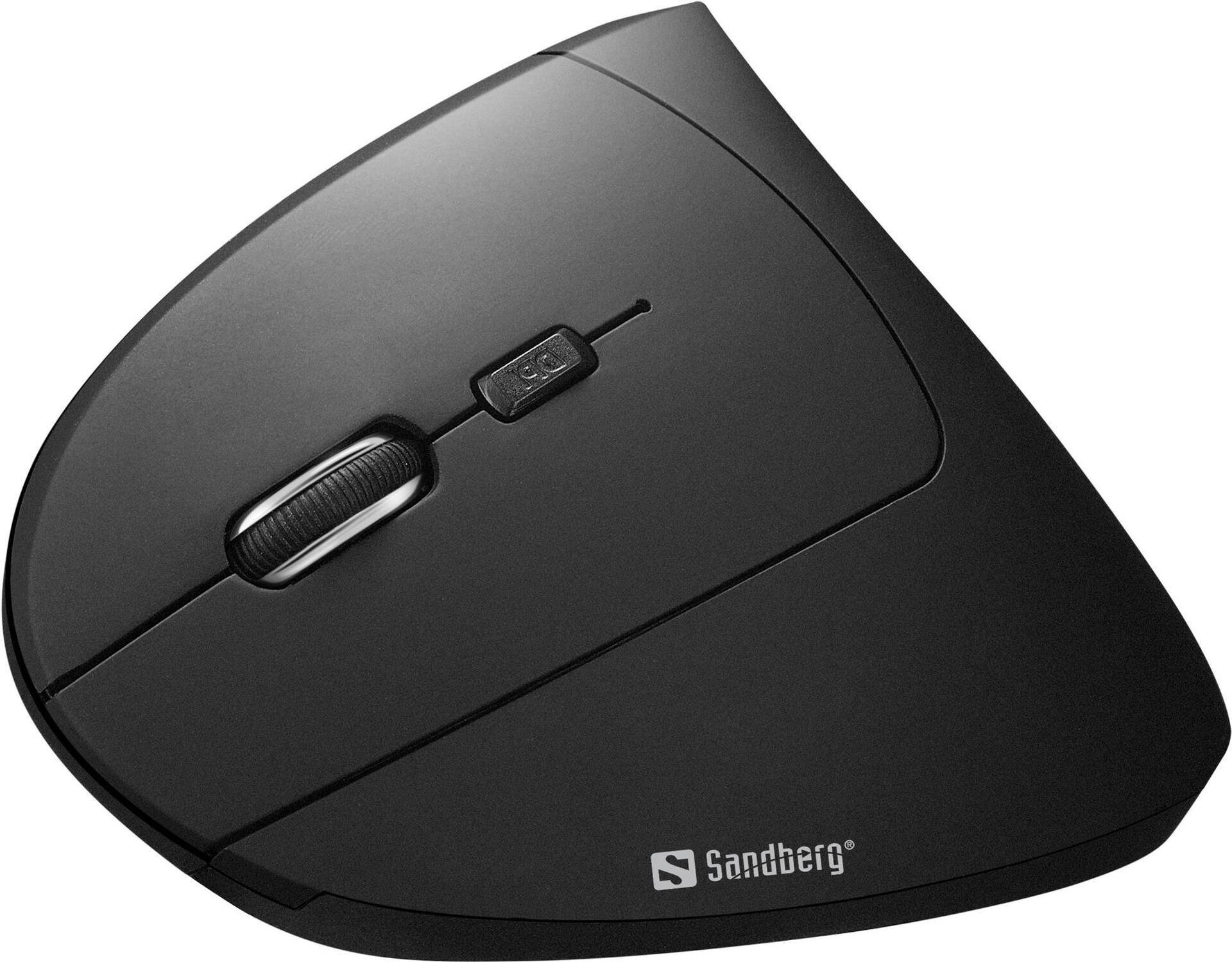 Sandberg 630-14. Formfaktor: rechts, Vertikale Ausführung. Bewegungerfassungs Technologie: Optisch, Geräteschnittstelle: USB Typ-A, Bewegung Auflösung: 2400 DPI, Tastentyp: Gedrückte Tasten, Knopfanzahl: 6, Scroll Typ: Rad. Energiequelle: Kabel. Produktfarbe: Schwarz (630-14) Sandberg 630-14. Formfaktor: rechts, Vertikale Ausführung. Bewegungerfassungs Technologie: Optisch, Geräteschnittstelle: USB Typ-A, Bewegung Auflösung: 2400 DPI, Tastentyp: Gedrückte Tasten, Knopfanzahl: 6, Scroll Typ: Rad. Energiequelle: Kabel. Produktfarbe: Schwarz (630-14) von Sandberg