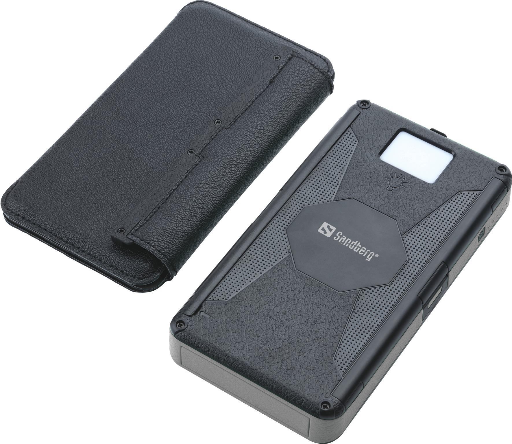 Sandberg Solar 6-Panel Powerbank 20000. Akku-/Batteriekapazität: 20000 mAh, Akku-/Batterietechnologie: Lithium Polymer (LiPo). Ausgangs-Steckplätze USB A: 2, USB Typ-C Anzahl Anschlüsse: 1. Produktfarbe: Schwarz (420-73) von Sandberg