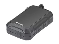 Sandberg Active Handwärmer Powerbank - 10000 mAh - Silikon - Wasserdicht - Eingebaute LED-Taschenlampe - Schwarz von Sandberg