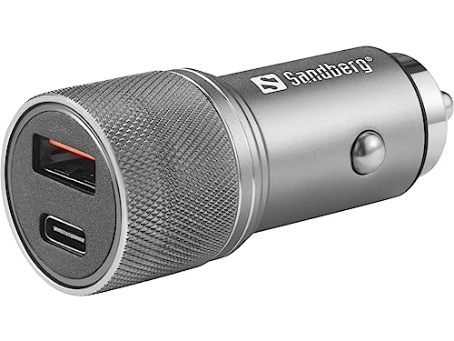 Sandberg Car Charger 1xQC3.0+1xUSBC 48W Car Charger 1xQC3.0+1xUSBC 48W, 441-50 von Sandberg