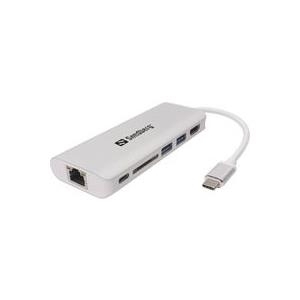 Sandberg - Docking Station - (USB) - GigE (136-18) von Sandberg