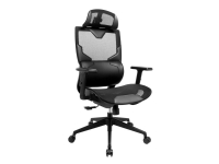 Sandberg ErgoFusion Gaming Chair, Universal-Gamingstuhl, 150 kg, Netz-Sitz, Netz-Rückenlehne, Schwarz, Schwarz von Sandberg