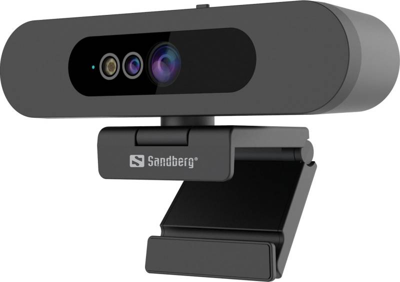 Sandberg Face-ID Webcam 2 - 2 MP - 1920 x 1080 Pixel - Full HD - 30 fps - 640x480@30fps - 1280x720@30fps - 1920x1080@30fps - 80° (134-40) von Sandberg