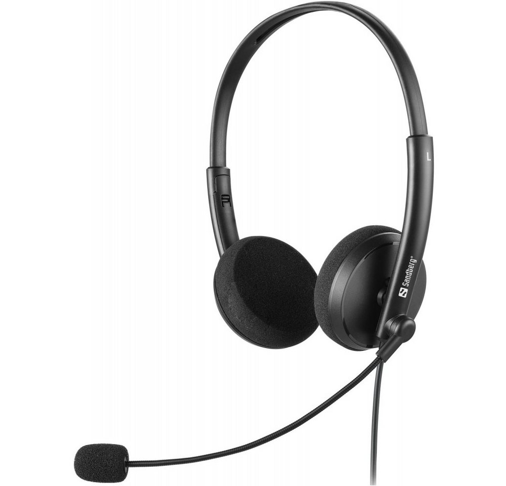 Sandberg MiniJack - Headset - schwarz On-Ear-Kopfhörer Sandberg MiniJack - Headset - schwarz On-Ear-Kopfhörer von Sandberg