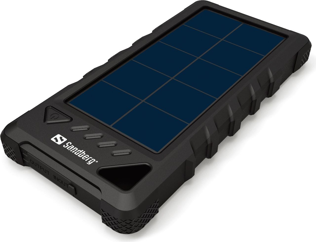 Sandberg Outdoor Solar Powerbank 16000 - Powerbank - Solar Li-Ion 16000 mAh - 3,4 A - 2 Ausgabeanschlussstellen (USB (nur Strom)) - auf Kabel: Micro-USB (420-35) von Sandberg