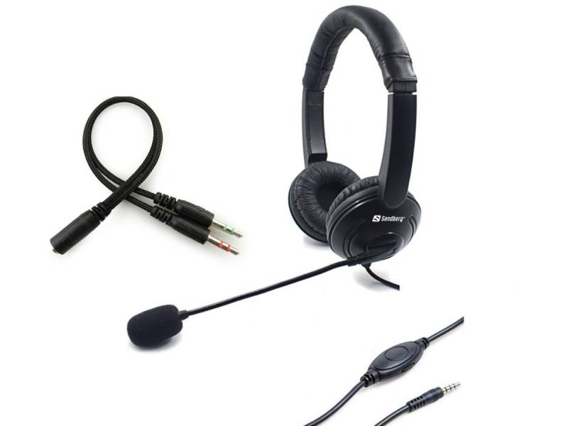 Sandberg SANDBERG MiniJack Headset Schoner Kopfhörer von Sandberg