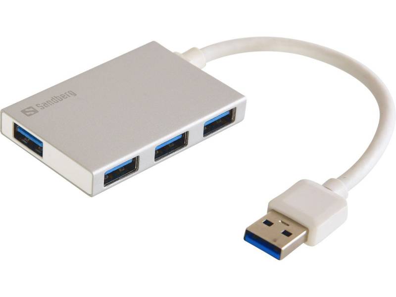 Sandberg SANDBERG USB 3.0 Pocket Hub mit 4 Anschlüssen Smartphone-Kabel von Sandberg