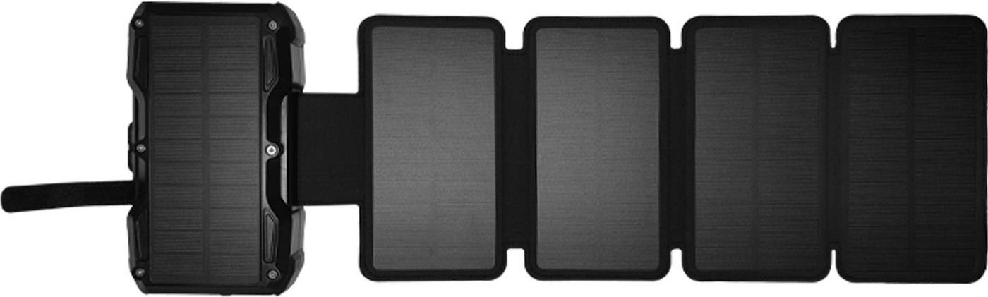Sandberg Solar 5-Panel Powerbank 27000 - 27000 mAh - Programmable Power Supply (PPS) - Kabelloses Aufladen - Schwarz (421-06) von Sandberg