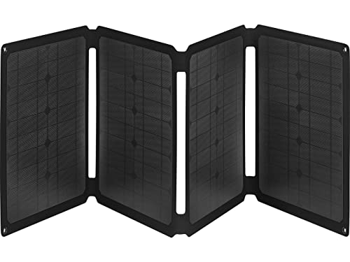 Sandberg Solar Charger 60W QC3.0+PD+DC, Solarbetrieben, Schnellladung, Faltbare Sonnenkollektoren, USB-A USB-C, Wasserdicht IP67, Hocheffizientes Solarladegerät für Laptops Handys Tablets Powerbanks von Sandberg