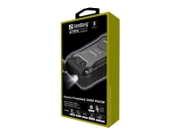 Sandberg Survivor Powerbank 30000 PD65W, 30000 mAh, Quick Charge 3.0, Kabelloses Aufladen, Schwarz von Sandberg