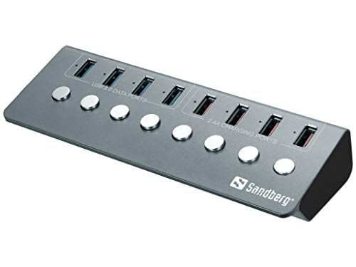 Sandberg USB 3.0 Hub 4xDaten 4xLadung von Sandberg