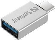 Sandberg - USB-Adapter - USB-C (M) bis USB Typ A (W) - USB 3.1 Gen 1 von Sandberg