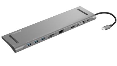 Sandberg USB-C 10-in-1 Docking Station - Docking Station - USB-C - VGA, HDMI - GigE (136-31) von Sandberg